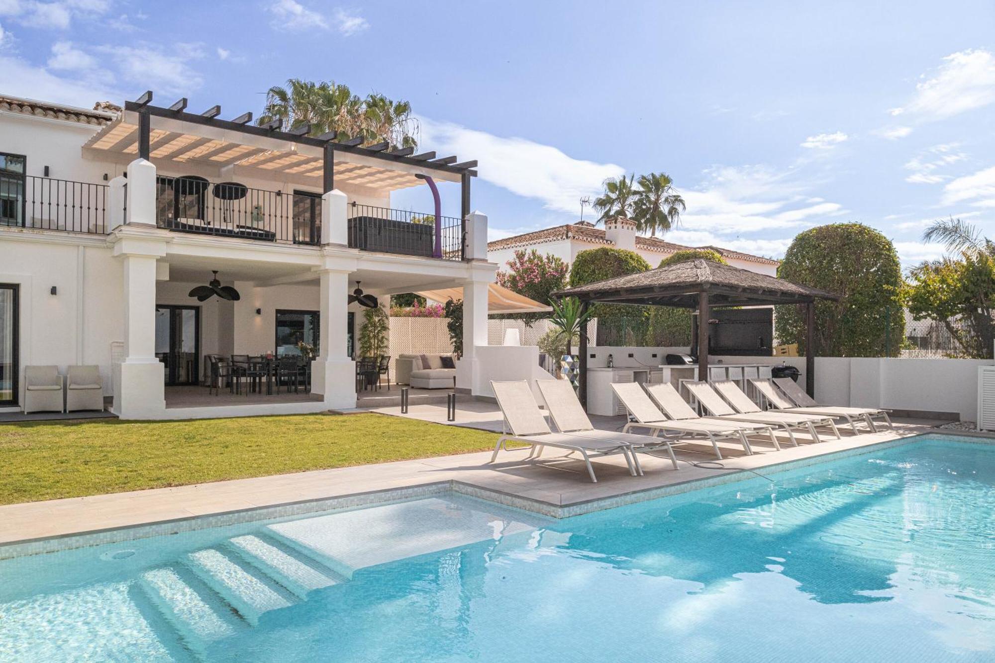 Villa New Zacaluca Pool Sauna & Gym - Happy Rentals Marbella Exterior foto